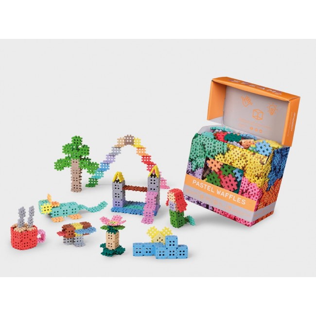 Waffle Mini Pastel 300 Pieces 636 Marioinex