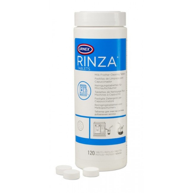 Urnex Rinza Tablets M61 Frother Cleaning Tablets 120 pieces Urnex Rinza Tablets M61 Frother Cleaning Tablets 120 pieces