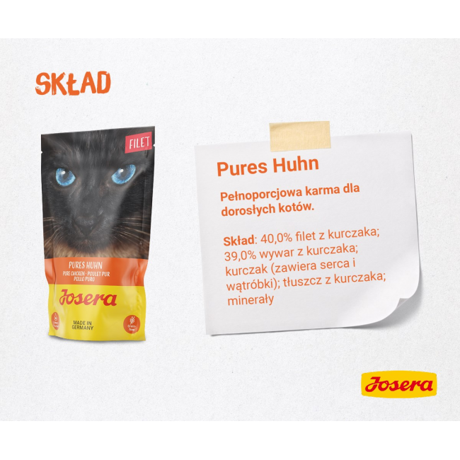 JOSERA Multipack - chicken, duck, salmon - 6x70 g