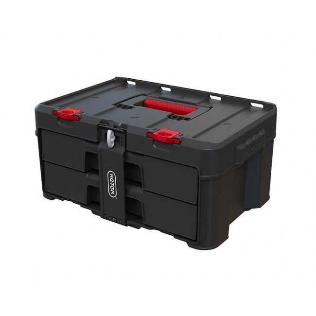Toolbox KETER Stack'N'Roll (17210832/253384) 2 drawers Black Toolbox KETER Stack'N'Roll (17210832/253384) 2 drawers Black