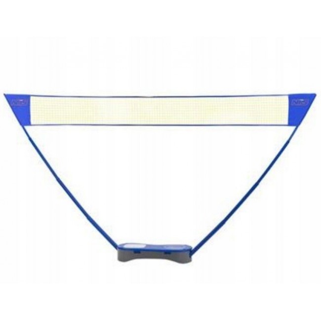 NILS ZSB2 2-in-1 badminton and tennis net set + 2 rackets + 3 darts + case