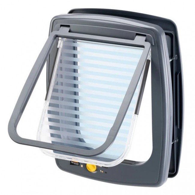 FERPLAST Swing 11 grey - dog and cat door - 31 x 9.6 x 38.4 cm