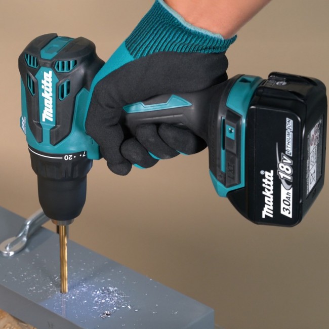 Makita DDF490Z drill 1900 RPM Keyless 1.7 kg Blue, Black