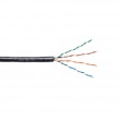Kabel EmiterNet zewnętrzny PVC+PE UTP (U/UTP) kat.5e, drut 4x2x0,5 PE