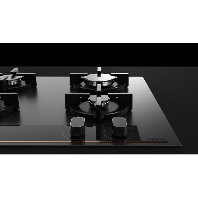 Teka GBC 64 Infinity G1 Black Built-in 60 cm Gas 4 zone(s)