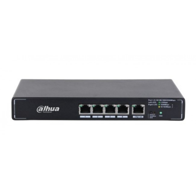 Dahua Technology SMG1005 network switch Unmanaged 2.5G Ethernet (100/1000/2500) Black