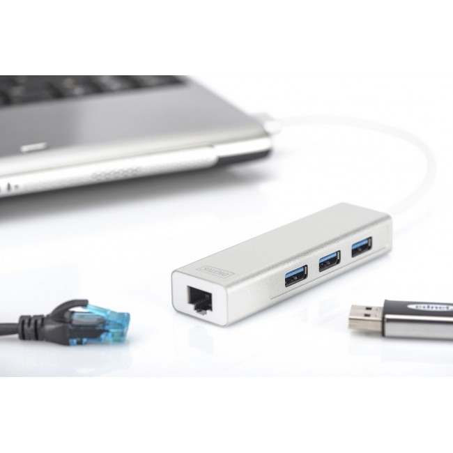 DIGITUS DA-70250-1 - hub - 3 porte