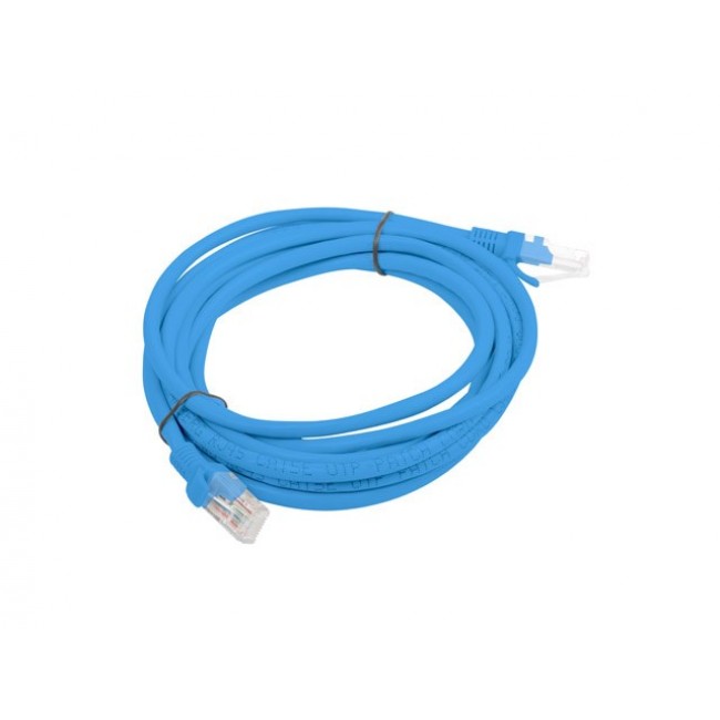 Lanberg PCU5-10CC-0300-B networking cable Blue 3 m Cat5e U/UTP (UTP)