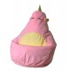 Unicorn pink L 105 x 80 cm Sako bag pouffe