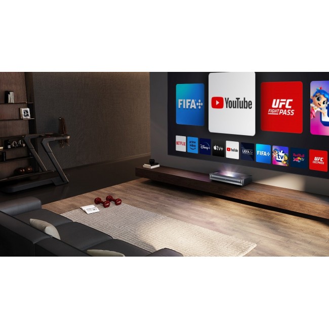 Hisense PX3 Laser Cinema TV 4K data projector Ultra short throw projector 2800 ANSI lumens 2160p (3840x2160) Black Hisense PX3 Laser Cinema TV 4K data projector Ultra short throw projector 2800 ANSI lumens 2160p (3840x2160) Black