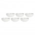Set of 6 Momenti Fruit Bowls - White, 12 cm