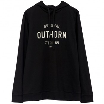 Men's Outhorn sweatshirt deep black HOL21 BLM602 20S L
