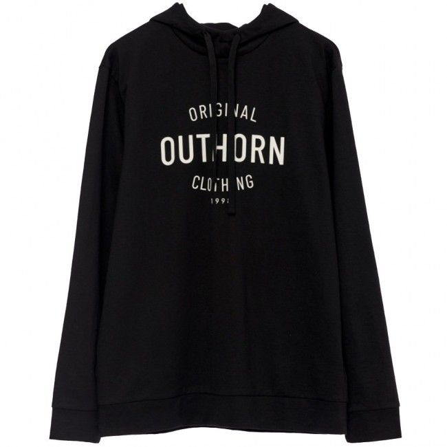 Men's Outhorn sweatshirt deep black HOL21 BLM602 20S L Men's Outhorn sweatshirt deep black HOL21 BLM602 20S L