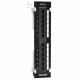 Intellinet Patch Panel, Cat6, Wall-mount, UTP, 12 Port, Black Intellinet Patch Panel, Cat6, Wall-mount, UTP, 12 Port, Black