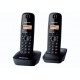 Panasonic KX-TG1612FXH telephone DECT telephone Caller ID Black