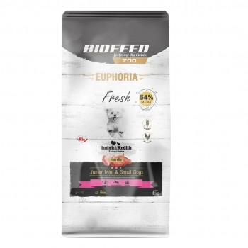 BIOFEED Euphoria Fresh Junior Mini & Small Monoprotein Turkey - dry dog food - 8kg