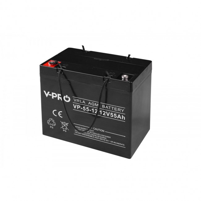 Akumulator AGM VPRO 12V 55 Ah