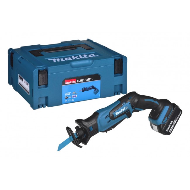 Makita DJR183RTJ reciprocating saw Black,Blue 3000 spm Makita DJR183RTJ reciprocating saw Black,Blue 3000 spm