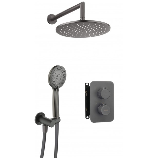 Concealed shower set with thermostatic BOX Concealed shower set with thermostatic BOX