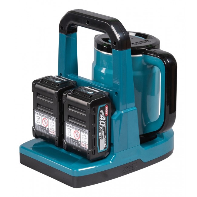Makita KT001GZ electric kettle 0.8 L Black, Blue