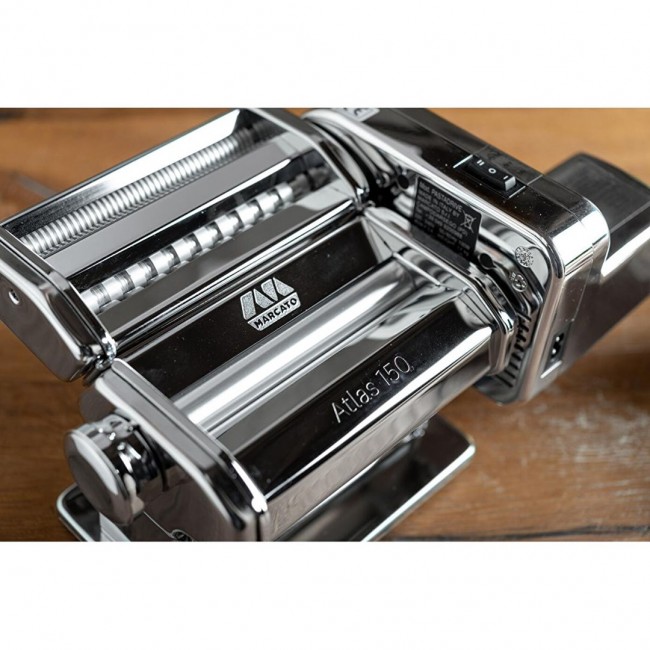Atlas Pasta Maker with Motor, Silver