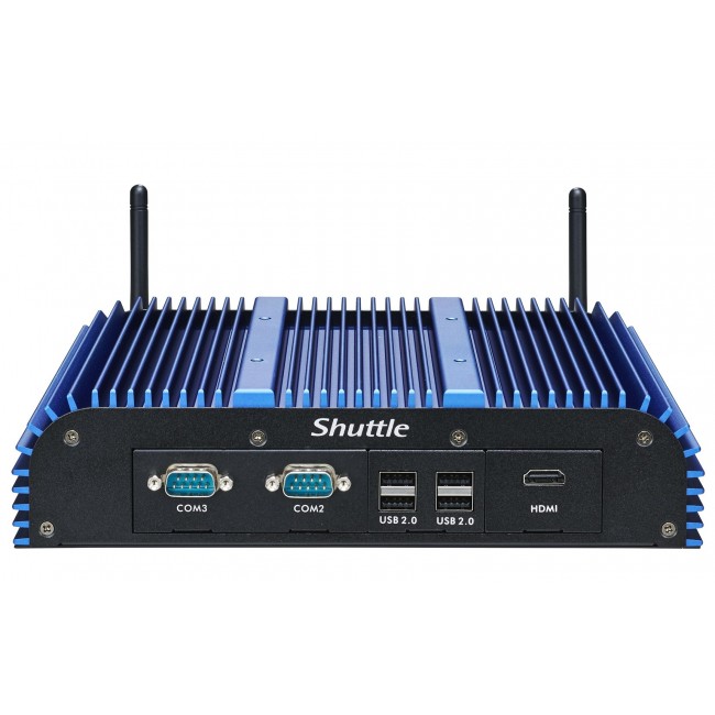 Shuttle BPCAL02-i7 industrial Box-PC, Core i7-1255U , 2x SO-DIMM, 2x LAN, 1x COM, 1xHDMI, 4x USB, fanless, 24/7 permanent operation