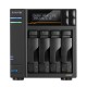 Asustor LOCKERSTOR 4 Gen3 NAS Desktop AMD Ryzen V3C14 16 GB DDR5 ADM Black