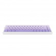 HERO84 HE White+Purple+Gradient+LIGHT JadeKing RGB AULA gasket keyboard