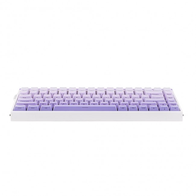 HERO84 HE White+Purple+Gradient+LIGHT JadeKing RGB AULA gasket keyboard