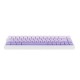 HERO84 HE White+Purple+Gradient+LIGHT JadeKing RGB AULA gasket keyboard