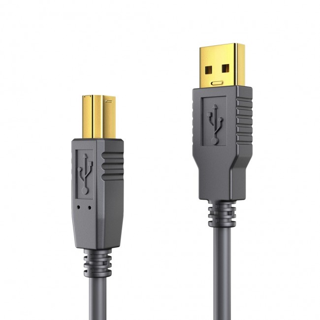 PureLink DS2000-100 USB cable USB 2.0 10 m USB A USB B 0.48 Gbit/s Black