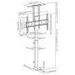 Maclean MC-866T Smart Motorized Electric TV Lift TUYA Mobile App Floor Mount Bracket Alexa Google Home 37''-80'' 60kg Cabinet VESA (EU plug) Maclean MC-866T Smart Motorized Electric TV Lift TUYA Mobile App Floor Mount Bracket Alexa Google Home 37''-80'' 60kg Cabinet VESA (EU plug)
