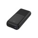 Gembird PB20-PD20-LCD-01 Fast charging power bank with integrated cables, 20W, 20000 mAh, black