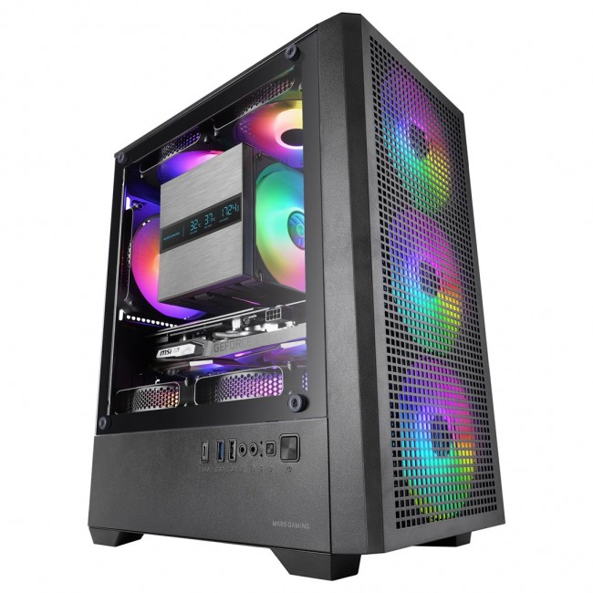 Mars Gaming MCVECTOR computer case Mini Tower Black