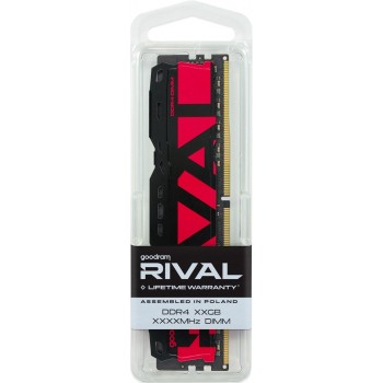 Goodram *DDR4 Rival Radiant 32GB (2*16)/3200 CL16 Red memory module 2 x 16 GB 3200 MT/s 288-pin DIMM