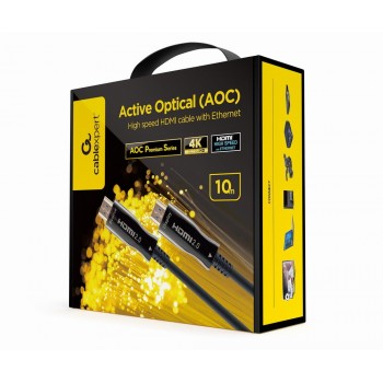 Gembird CCBP-HDMI-AOC-10M-02 HDMI cable HDMI Type A (Standard) Black