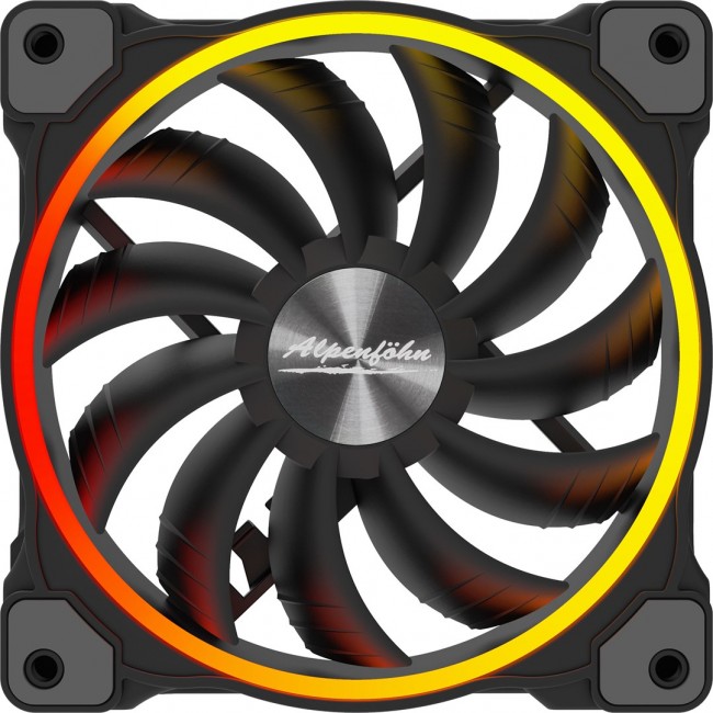 Alpenf hn Wing Boost 3 Computer case, Processor Fan 12 cm Black 3 pc(s)
