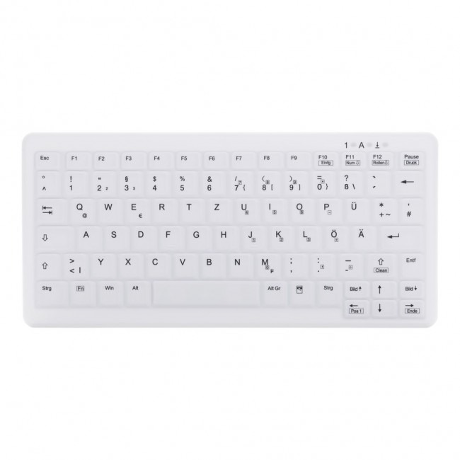 Contour Design Active Key Contour ClassicClean Medical Keyboard IP68 Mini Wireless White DE C4110
