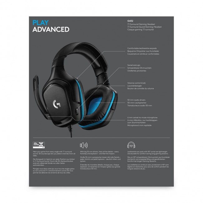 Logitech G G432 Gaming Headset