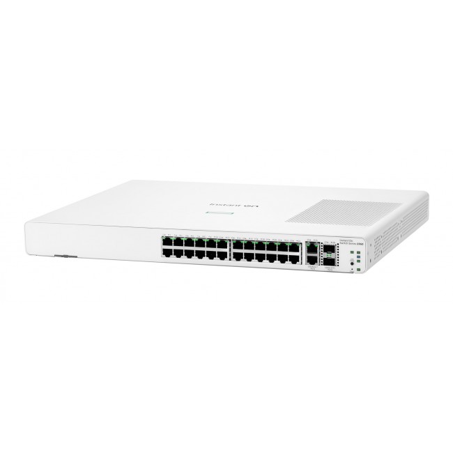 HPE Aruba Networking Networking Instant On Switch 24p Gigabit 2p 10GBT 2p SFP+ 1960