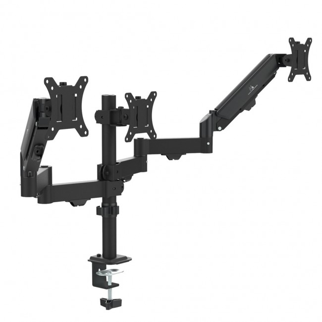 Maclean 3 monitor mount, gas spring, 17