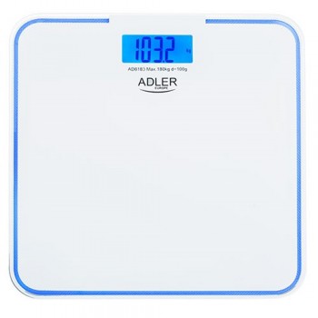 Bathroom scale ADLER AD 8183 with edge lighting White