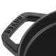 Staub oval cast iron pot - Black, 5.5 ltr