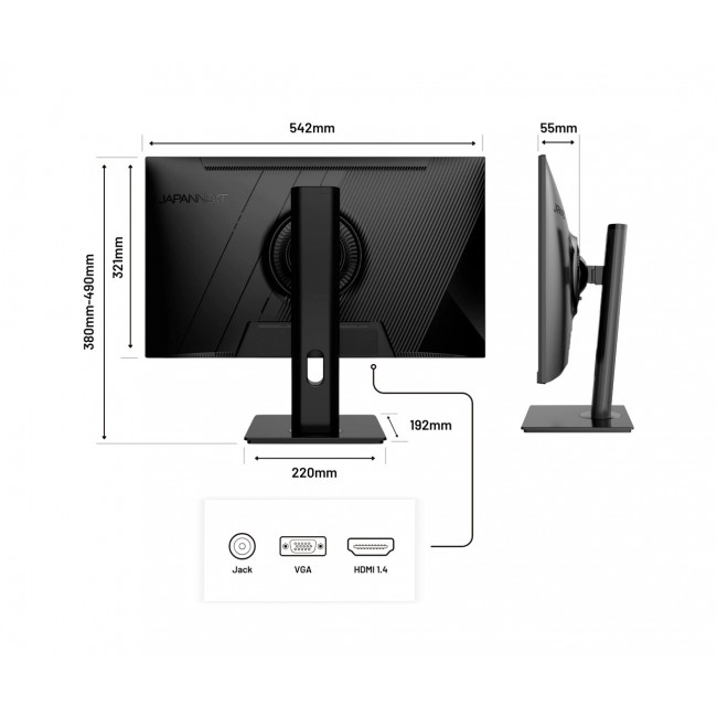 JAPANNEXT JN-IPS2382FHDR-HSP computer monitor 61 cm (24