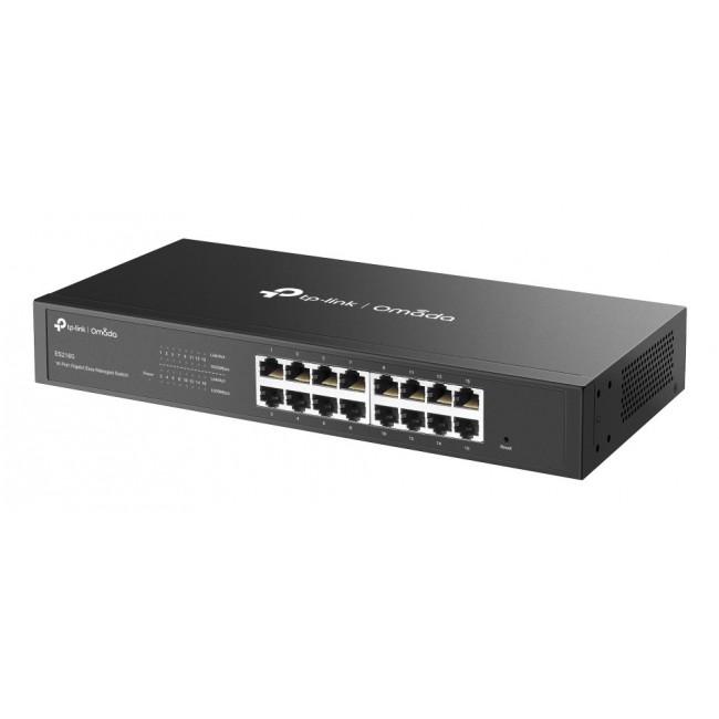 TP-Link Omada ES216G network switch Managed L2 Gigabit Ethernet (10/100/1000) Black TP-Link Omada ES216G network switch Managed L2 Gigabit Ethernet (10/100/1000) Black