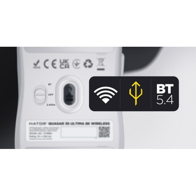 HATOR Quasar 3S Ultima 8K Wireless, Black