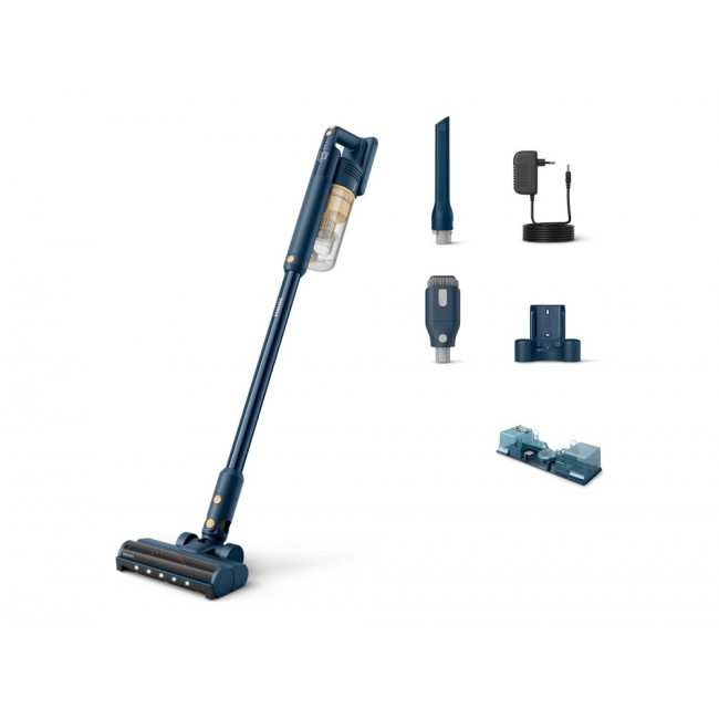 Philips 5000 series XC5043/01 stick vacuum/electric broom Battery Dry&wet Cyclonic Bagless 0.27 L Blue, Yellow