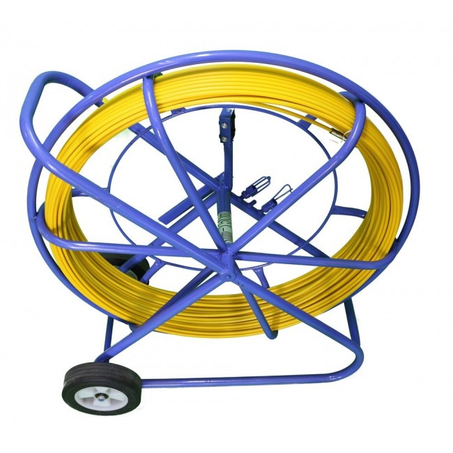 Extralink Cable pulling rod Pilot 8mm 100m glass fibre FRP, d. 8mm, l. 100m, yellow