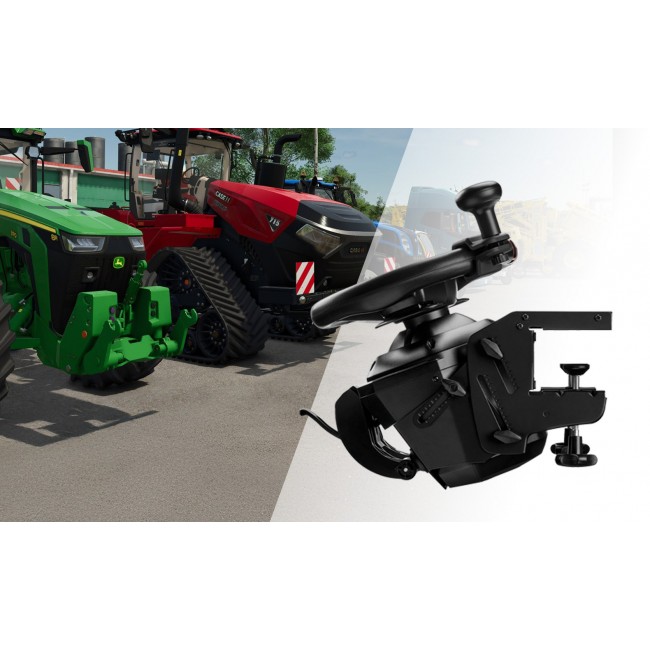 Thrustmaster T128 SimTask Farming Pack Black USB Steering wheel + pedals + shifter Analogue / Digital PC, PlayStation 4, PlayStation 5