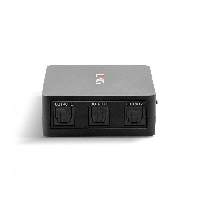 Lindy 3 Port Optical (TosLink) Audio Splitter Lindy 3 Port Optical (TosLink) Audio Splitter
